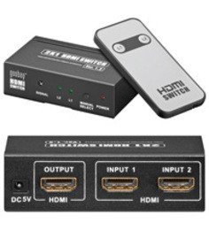 HDMI Switch mit Fernbedienung 2in/1out