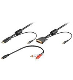HDMI auf DVI-D + Audio