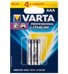 2er Pack Varta Lithium Micro AAA LR03