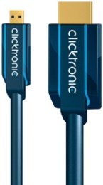 Clicktronic Casual Micro-HDMI Kabel mit Ethernet