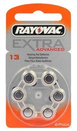 R 13 Rayovac Advanced Hörgeräte Batterien