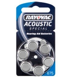 HA 675 Rayovac Hörgeräte Batterien