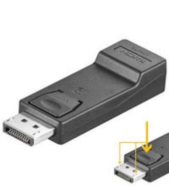 Adapter DisplayPort Stecker auf HDMI Buchse