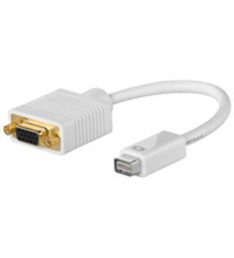 Adapter mini DVI Stecker auf VGA Buchse