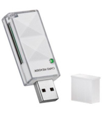 usb stick card reader weiß