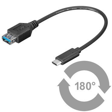 USB-C Adapter auf USB 3.0 A Buchse