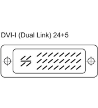 DVI-I Kabel 24+5 Dual Link
