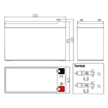 12V 9ah Datenblatt