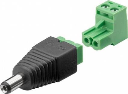 Terminal Block 2-pin > DC-Stecker (5,50 x 2,10 mm)