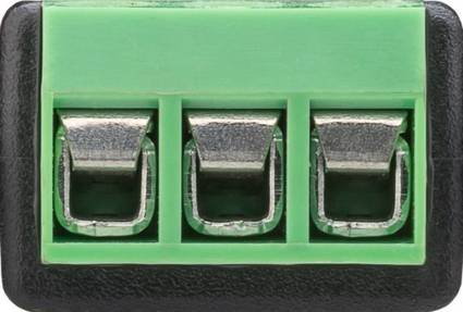Terminal Block 3-pin > Klinke 3,5 mm Buchse (3-Pin, Stereo)
