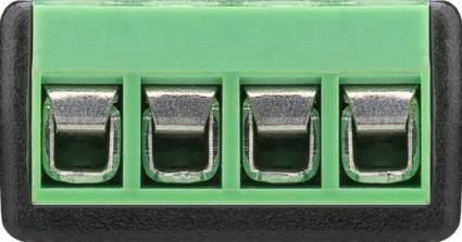 Terminal Block 4-pin > Klinke 3,5 mm Stecker (4-Pin, Stereo)