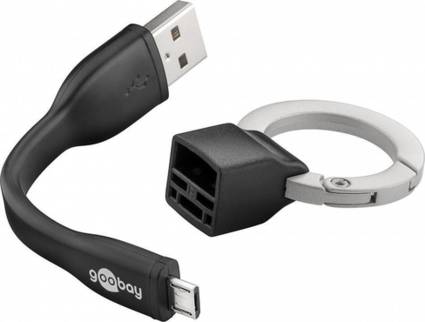 Micro USB Ladekabel; Schlüsselanhänger