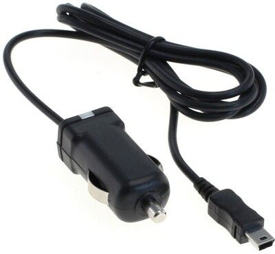 Premium Mini-USB KFZ-Ladekabel 12V/24V mit TMC Antenne für Becker Garmin Nüvi Navigon Tomtom Empfänger 