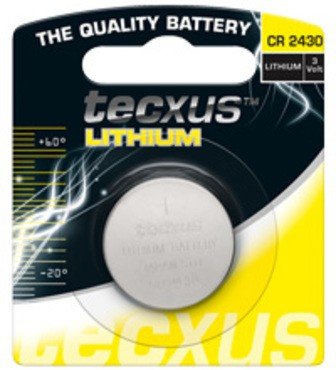 CR2430 tecxus Lithium Knopfzelle