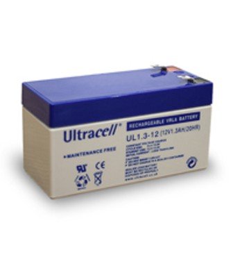 Ultracell UL1.3-12 / 12V 1,3Ah Bleiakku