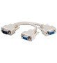 Adapter 1x S-VGA Stecker > 2x S-VGA Buchse