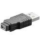 Adapter USB A Stecker auf USB 5 pol. mini B-Buchse
