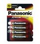4 Stück Panasonic Alkali Mignon Batterien