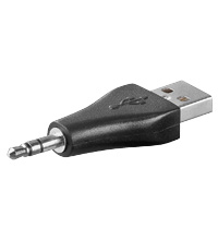 Adapter USB A Stecker auf 3,5mm Klinken Stecker