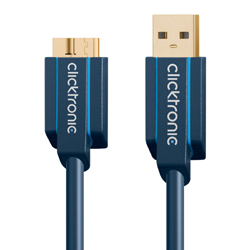 Clicktronic Casual Micro USB 3.0 Kabel