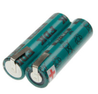 2,4V Mignon AA Akkupack 1650mAh mit U Lötfahne