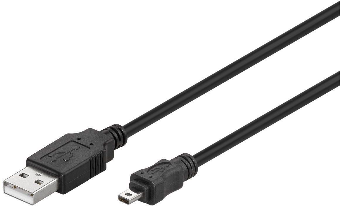 USB Kabel A-B mini 8-Pin (1,8 Meter)