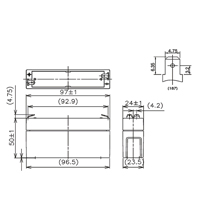 Panasonic LC-R061R3P / 6V 1,3Ah Bleiakku