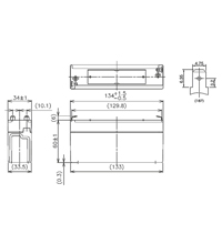 Panasonic LC-R063R4P / 6V 3,4Ah Bleiakku