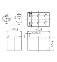 Panasonic LC-RA1212PG / 12V 12Ah Bleiakku