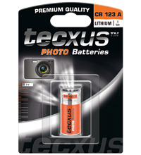 CR123 Lithium Batterie tecxus