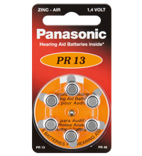 PR 13 Panasonic Hörgeräte Batterien