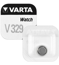 V329 Varta Silberoxid Knopfzelle