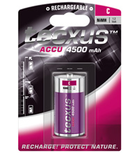 tecxus Ni-MH Baby Akku mit 4500mAh