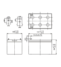 Panasonic LC-RA1215P1 / 12V 15Ah Bleiakku